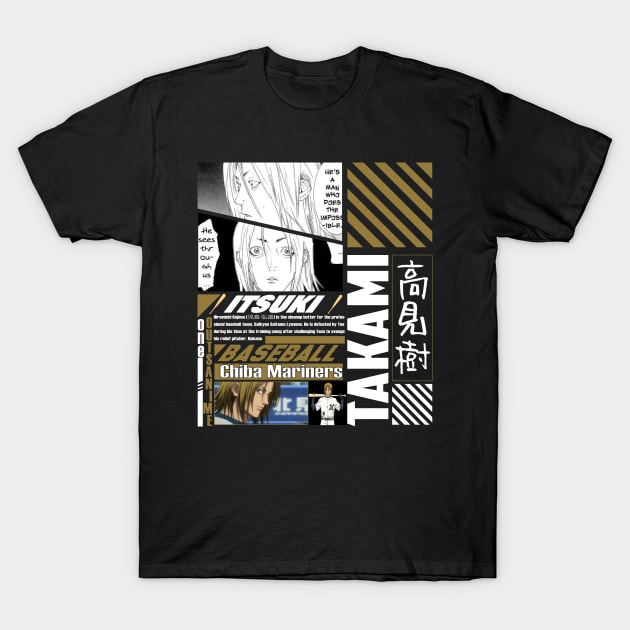 takami chiba mariners T-Shirt by Sparkledoom